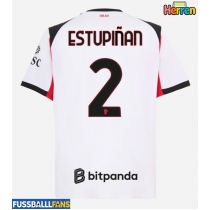 AC Milan Pervis Estupinan #2 Auswärtstrikot 2025-26 Kurzarm